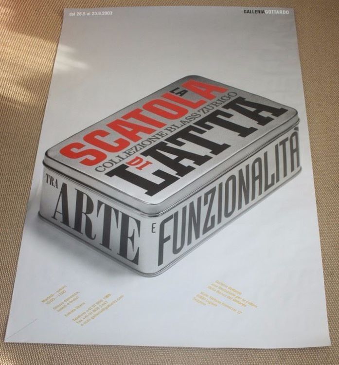 Plakat Scatola Di Latta G 2003 | Kaufen auf Ricardo