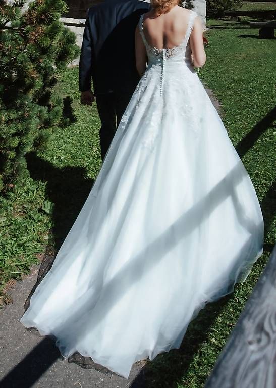 Vestiti: Hochzeitskleid Gr. 38 – Usato da Triesenberg venduto da car_z529 3