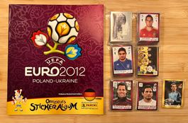Panini 2012 EM Euro Polen/Ukraine Komplett-Set neuwertig