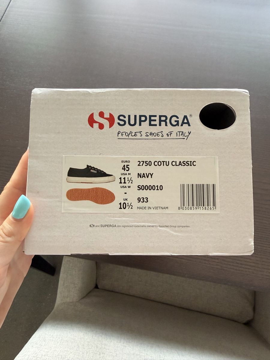 Superga Scarpe da uomo: Superga 2750 COTU CLASSIC Navy Grösse 45 neu – Nuovo e nell'imballaggio originale da Männedorf venduto da tar_8wtz 1