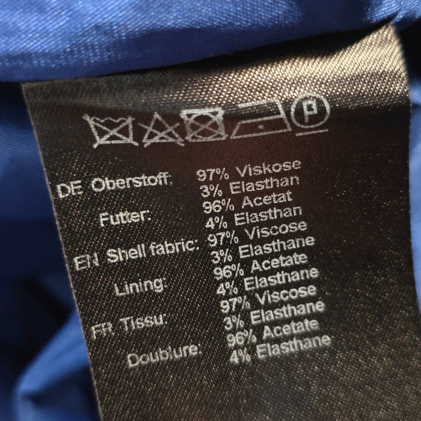 Hallhuber Vestiti: Hallhuber Donna Kleid Gr. 44 Blau – Usato da Wald ZH venduto da CapLux 5