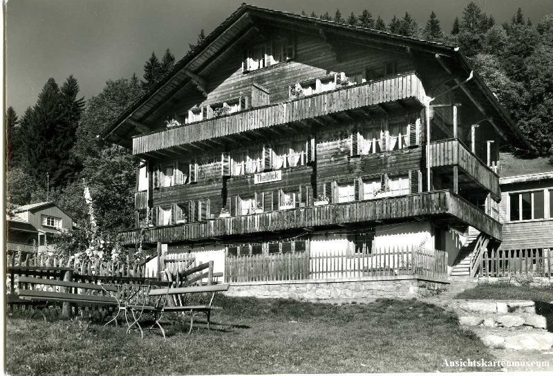 Cartoline postali: Beatenberg  Waldegg Chalet Talblick 1966 – Usato da Emmenbrücke venduto da teestube