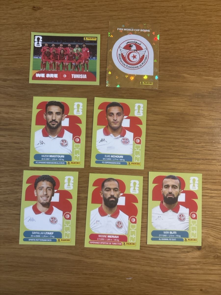 Panini Carte collezionabili: Panini Tunesien 7 Stk. – Nuovo (secondo la descrizione) da menziken venduto da Mpupa