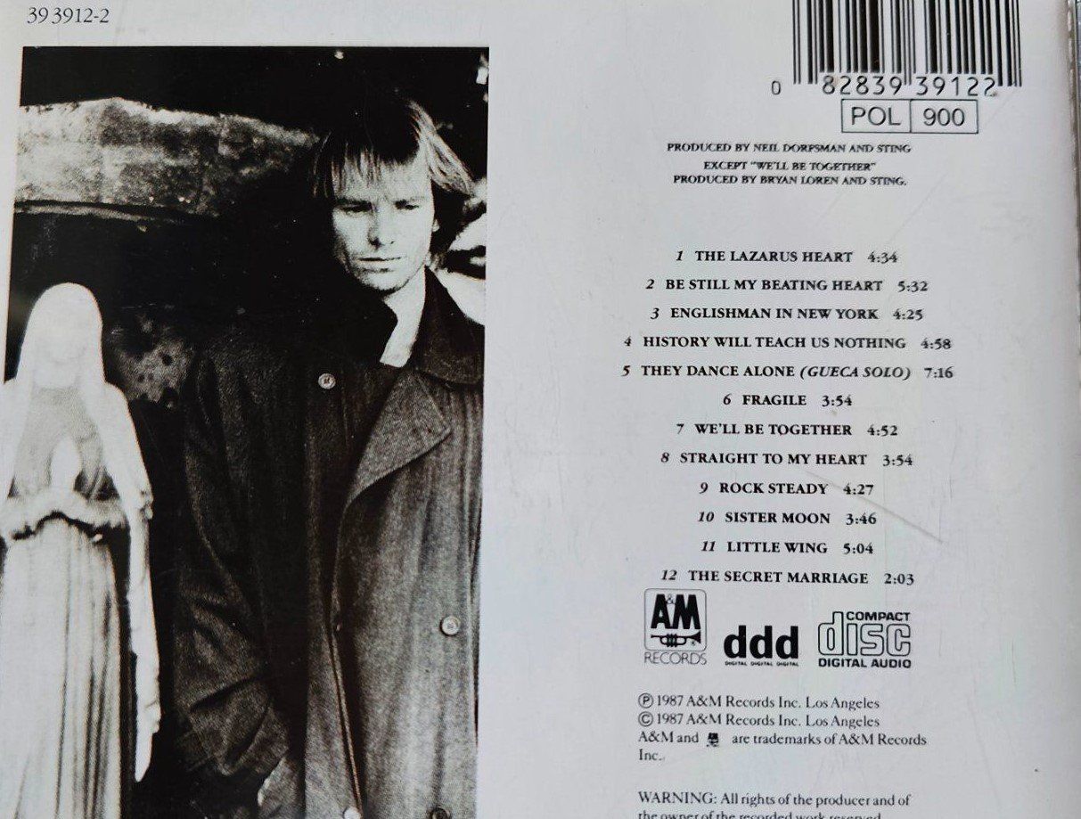 CDs: Sting - Nothing like the sun – Gebraucht aus Wettingen von  1