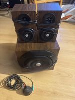 Trust Lautsprechersystem 2.1 Holzoptik gebraucht