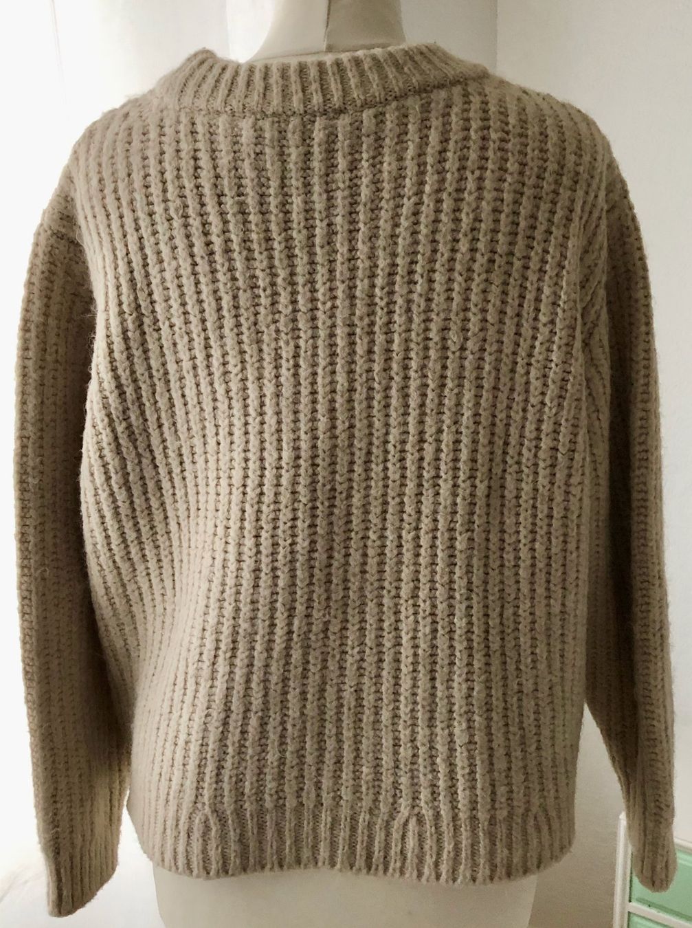 Zara Maglioni & Felpe: ZARA Pullover, Pulli, Strickpulli, S - M, beige, Kunstfaser – Usato da Zürich venduto da aboxi 4