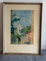 Aquarell-Landschaftsgemälde