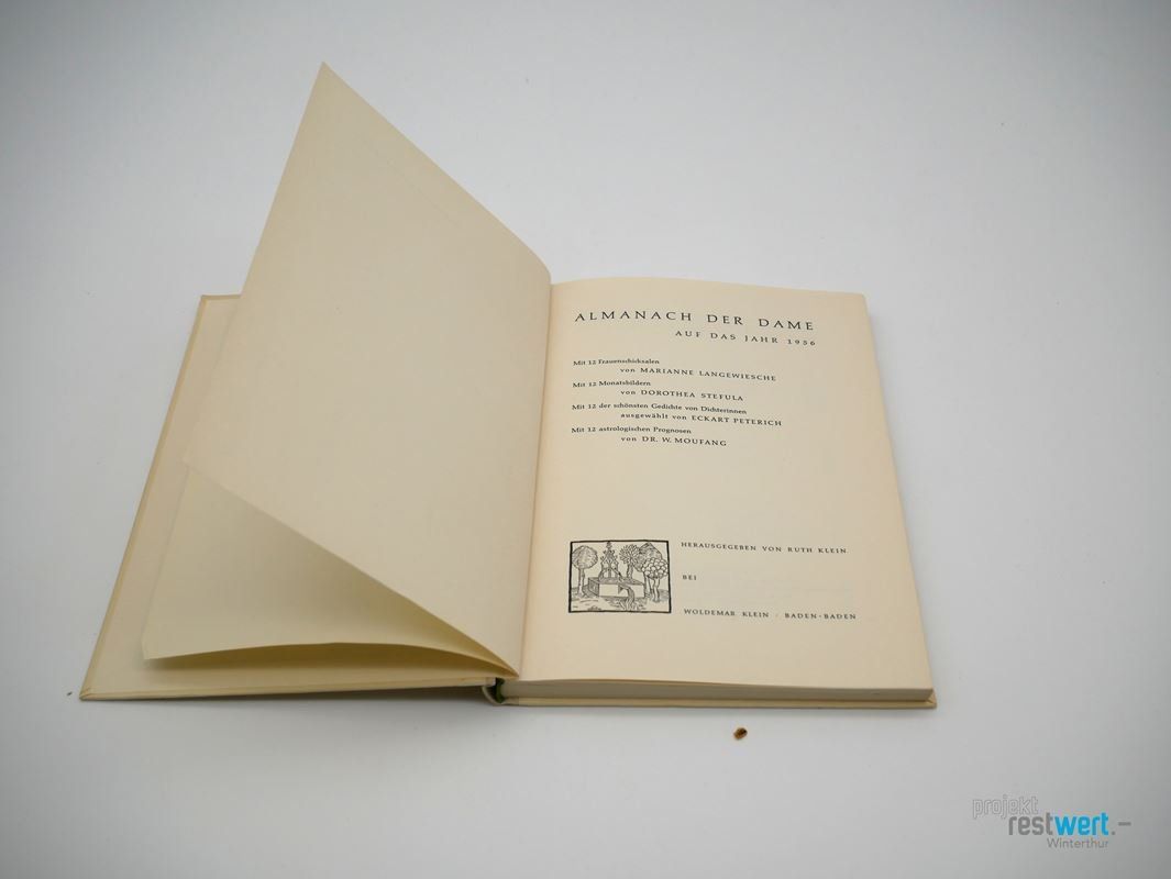 Libri: RUTH KLEIN Almanach der Dame – Usato da Winterthur venduto da Restwert_Winterthur 3