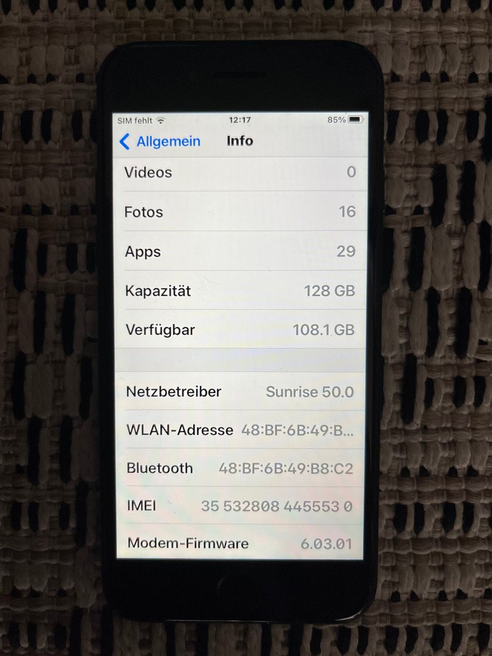 Apple Handys / Smartphones: IPhone 7 schwarz – Gebraucht aus Winterthur von tbuyer 3