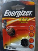 2er Energizer Knopfzellen Typ CR2025 Lithium 3 V, 07/2025