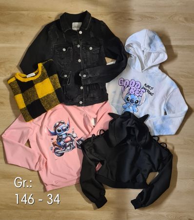 Kleiderpaket Mädchen, Gr. 146/152, Jacke, Pulli, Hoodie!