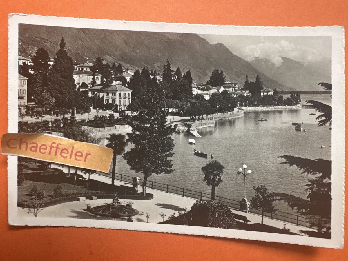 Cartoline postali: 2584 Locarno. Lungolago Giuseppe Motta – Usato da Zürich venduto da Chaeffeler