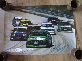 BMW ALPINA M3 E-30 MICHELIN DTM 90ER AUTOGRAMM P.OBERNDORFER