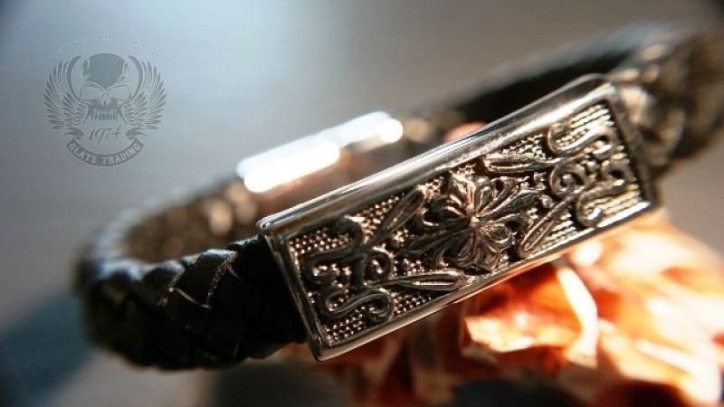 Bracciali & Braccialetti: Armband aus Edelstahl & Leder – Nuovo e nell'imballaggio originale da Wald ZH venduto da GlatzTrading 1