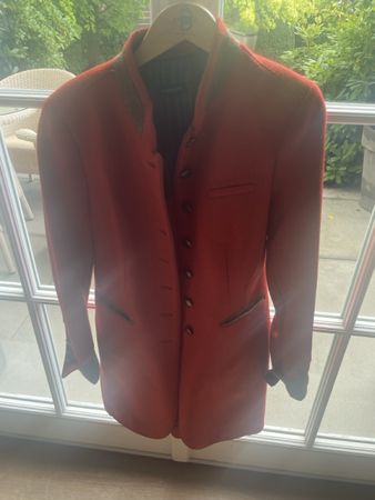 Orangener Long Blazer Tracht gr 36