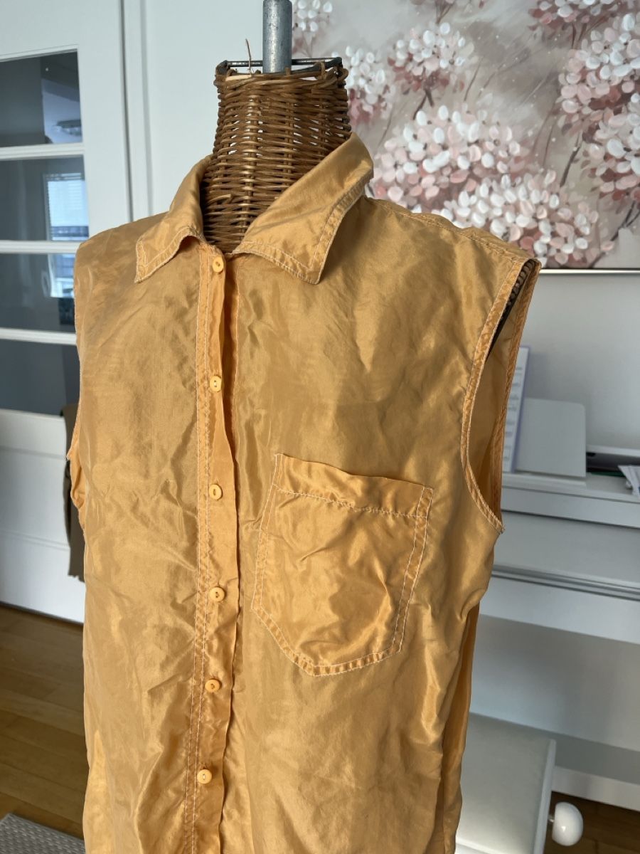 Camicette: Seidenbluse Aermellos, orange, XL – Usato da Solothurn venduto da Bobesch08 1