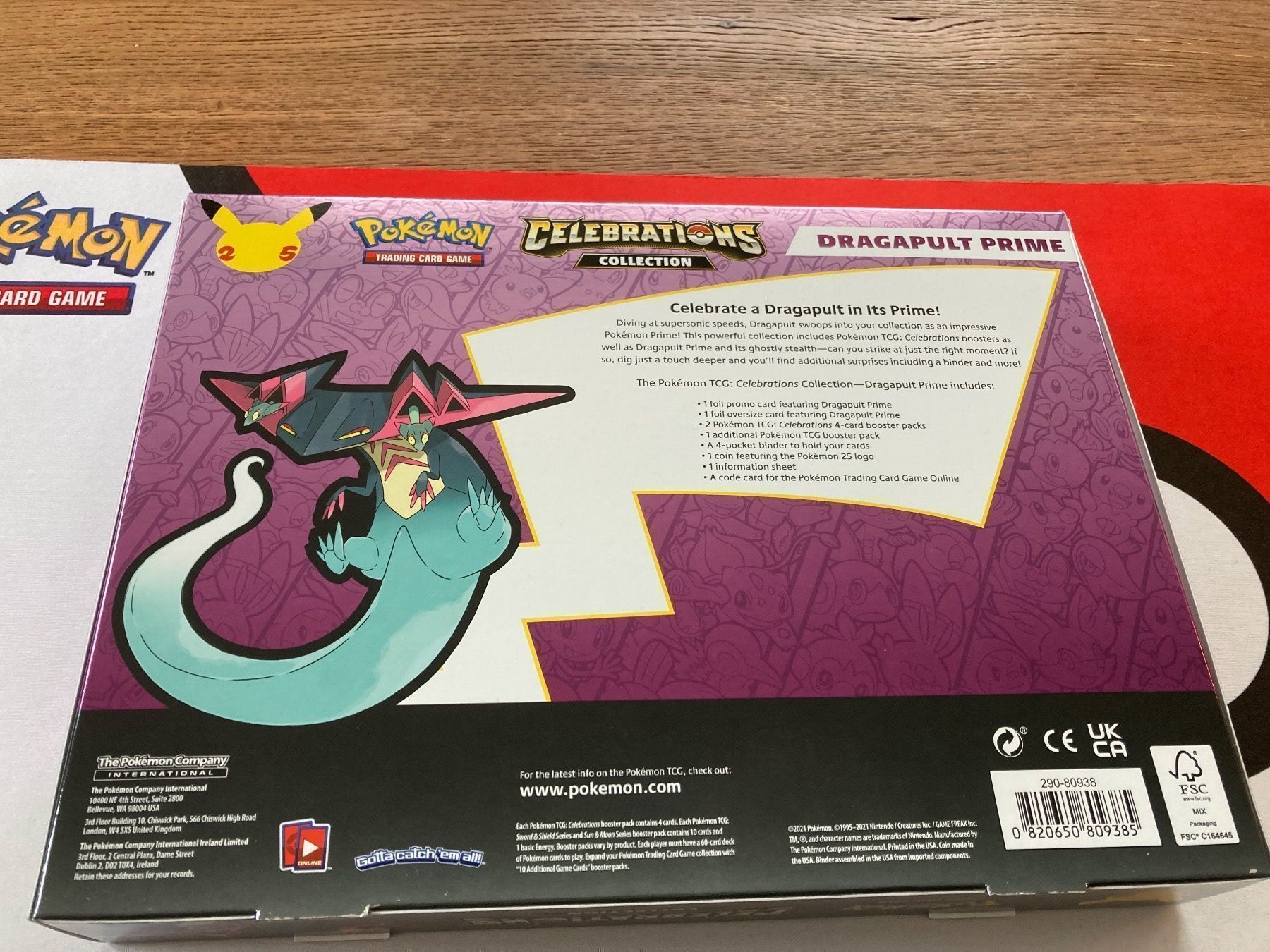Pokémon Carte collezionabili: Pokemon Celebrations Dragapult Prime Eng – Usato da Küssnacht am Rigi venduto da Ebikoner 3