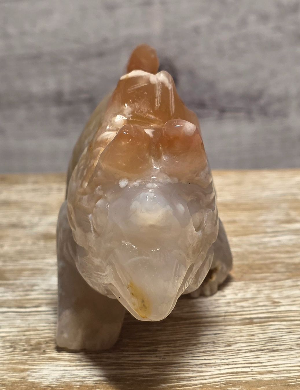 Minerali & Pietre curative: Cherry Achat Triceratops 268g – Nuovo e nell'imballaggio originale da Matzingen venduto da Shay_Crystalz 2