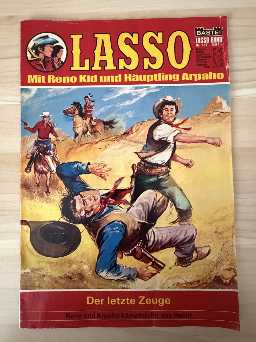 Fumetti: Lasso Band 207, Bastei Comic 1971, schön – Usato da Kehrsatz venduto da Raboy
