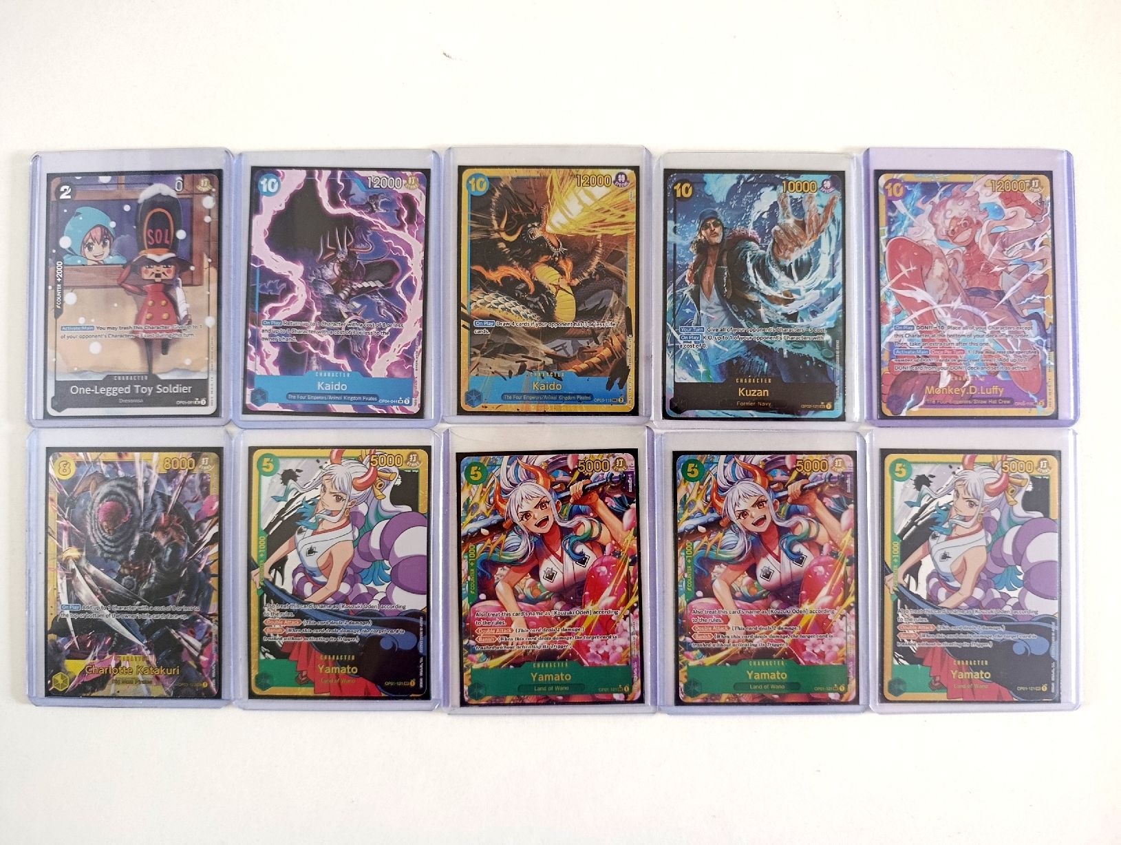 Bandai Sammelbilder & Trading cards: 10 One Piece Karten PRB01 Bandai – Neu (gemäss Beschreibung) aus Wil SG von Donaldus