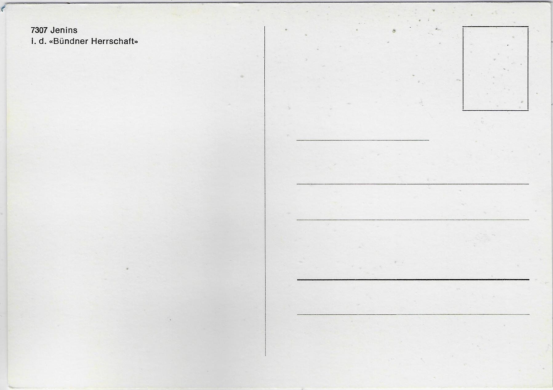 Cartoline postali: Jenins - Generalansicht – Usato da Ettingen venduto da Kartenplanet 1