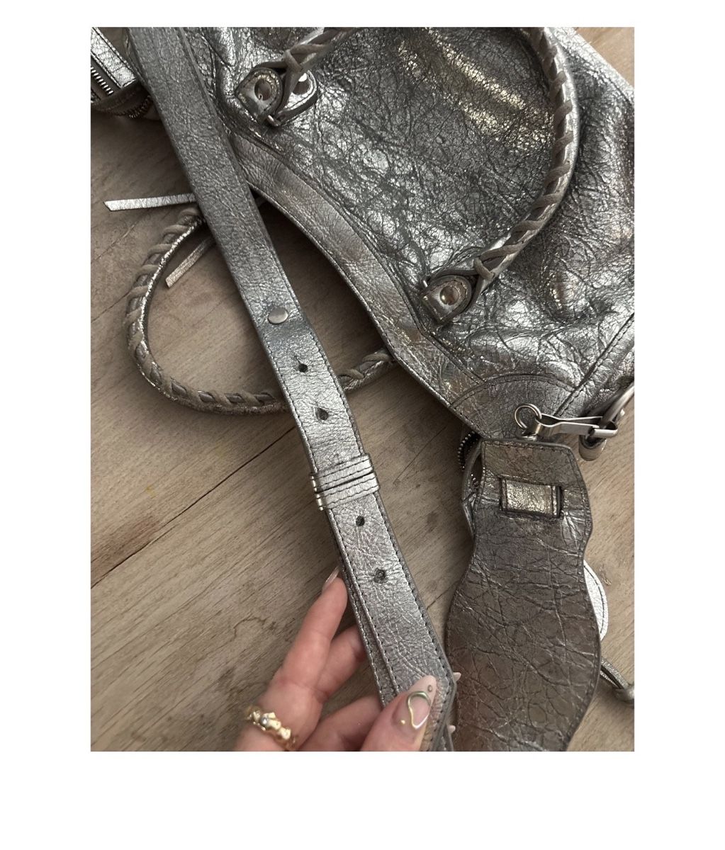 Balenciaga Borse: Balenciaga City Mini Regular Hardware Silver – Usato da Zürich venduto da kleinervogel 9