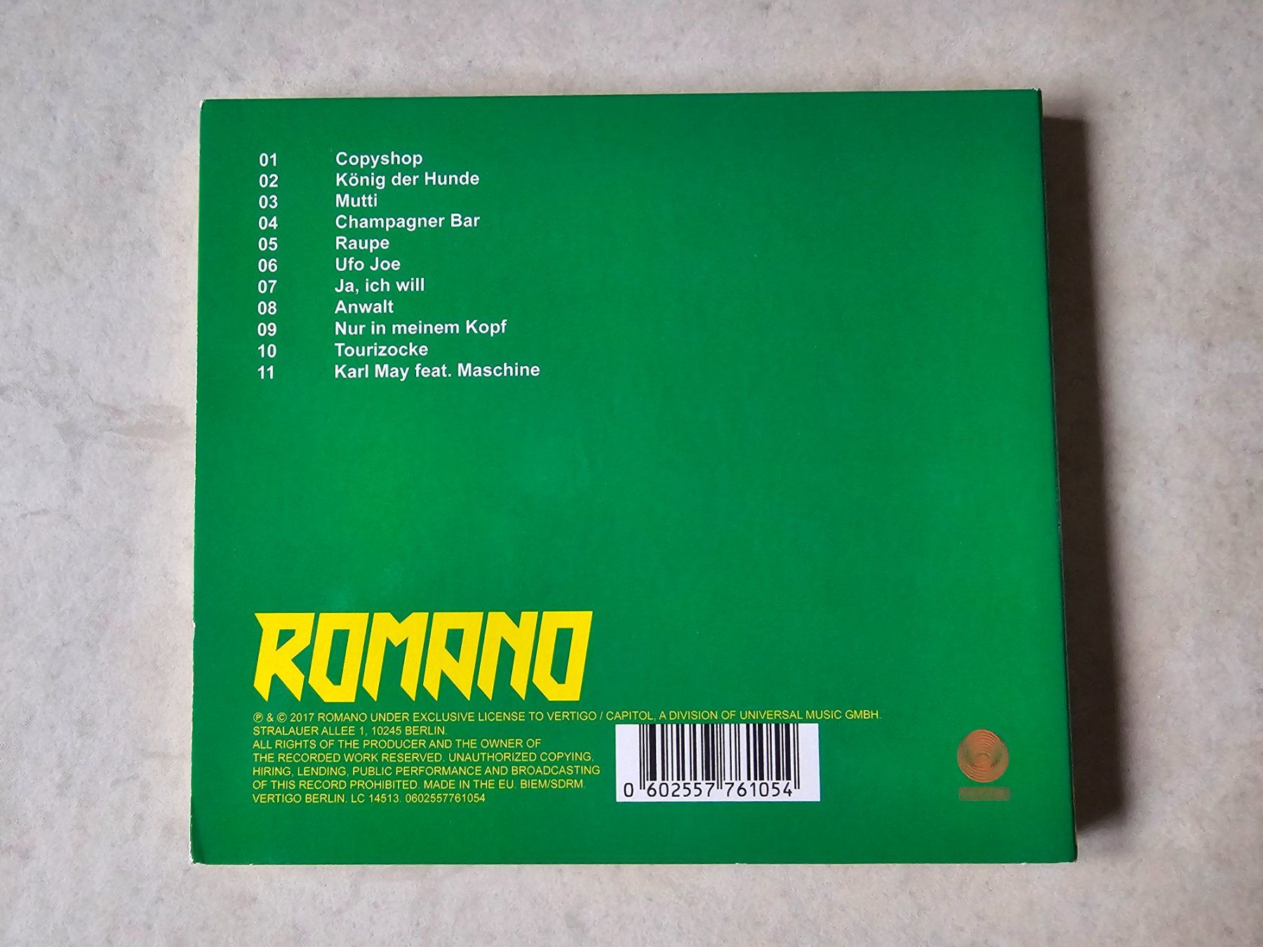 CD: Romano  -  Copyshop – Usato da Schneisingen venduto da backstore24 1