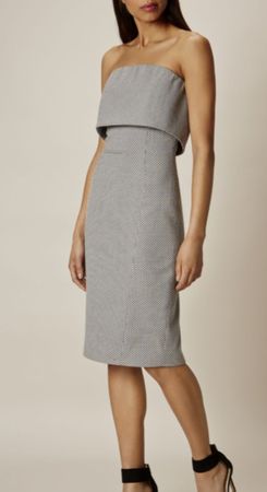 Kleid KAREN MILLEN bandeau punkte gr 38 neuwertig