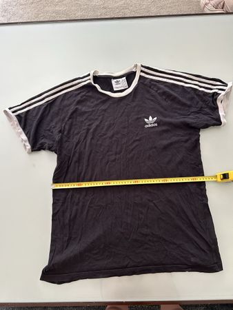 T-Shirt Adidas Original 3 Bandes Noir Taille XL Été