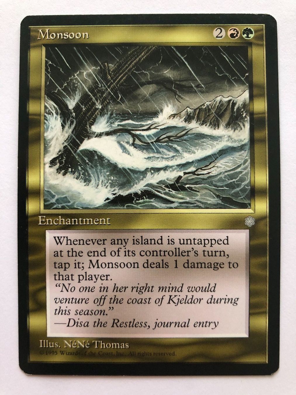 Cartoline: MTG - Monsoon – Usato da Zürich venduto da T_H_O_M_A_S