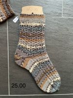 SOCKEN - HANDGESTRICKT - WOLLSOCKEN CA GRÖSSE 35/36 - BRAUN