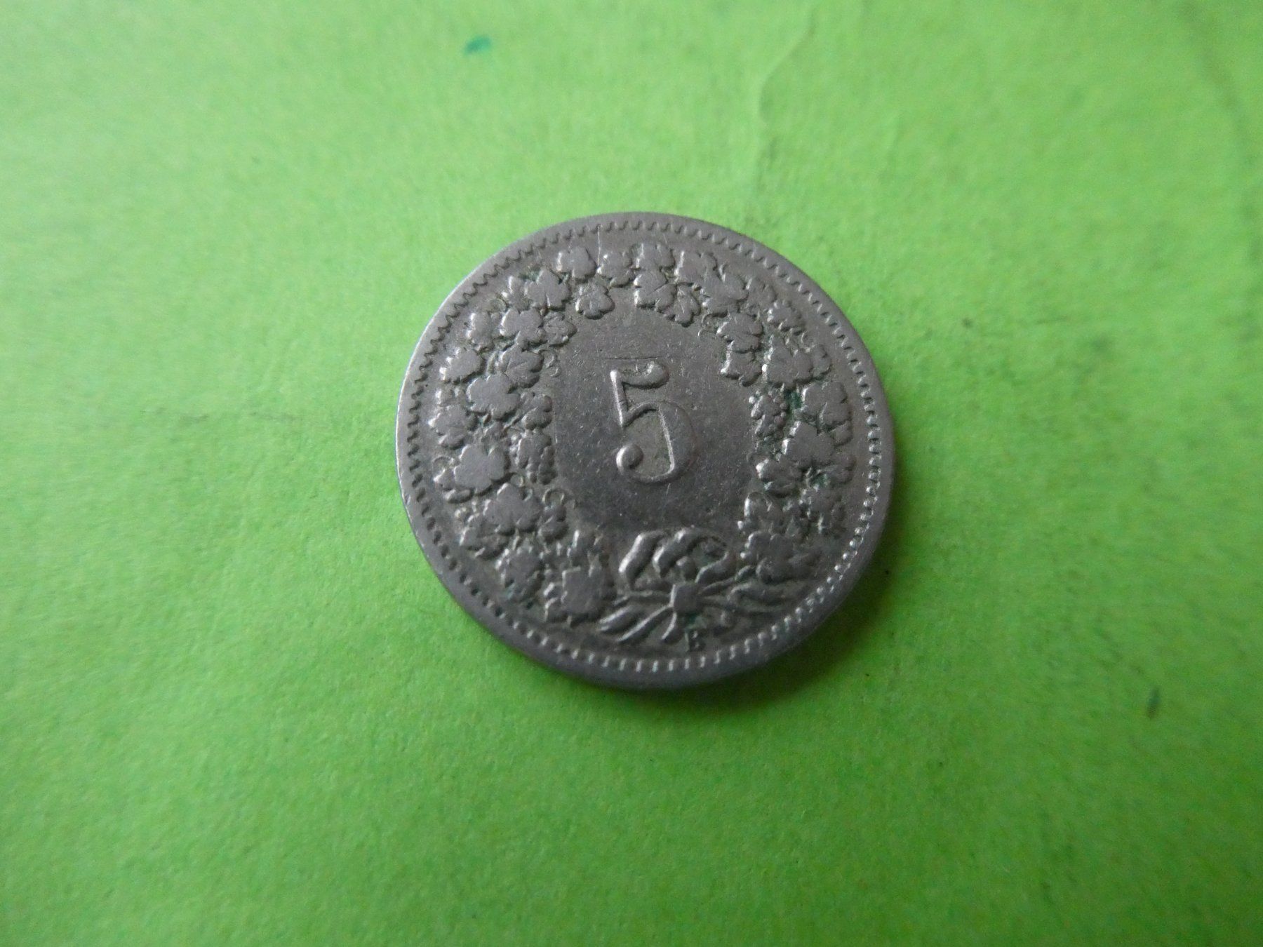 Toutes les monnaies: Schweiz 1898, 5 Rappen – D'occasion à Hinterforst par rohusri 1