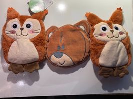 2x Wärmetierchen Katze & 1 Bärli, neuwertig, Winter-Special!