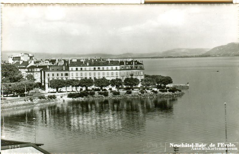 Ansichtskarten: Neuchâtel-Baie de l'Evole c1950 TOP – Gebraucht aus Emmenbrücke von teestube