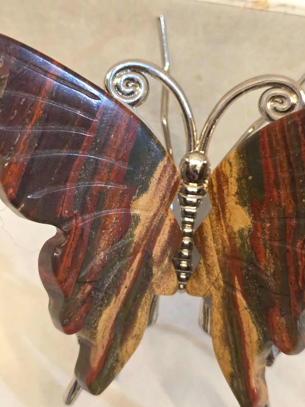 Minerali & Pietre curative: Iron Tigerauge Schmetterling – Nuovo e nell'imballaggio originale da Matzingen venduto da Shay_Crystalz 1