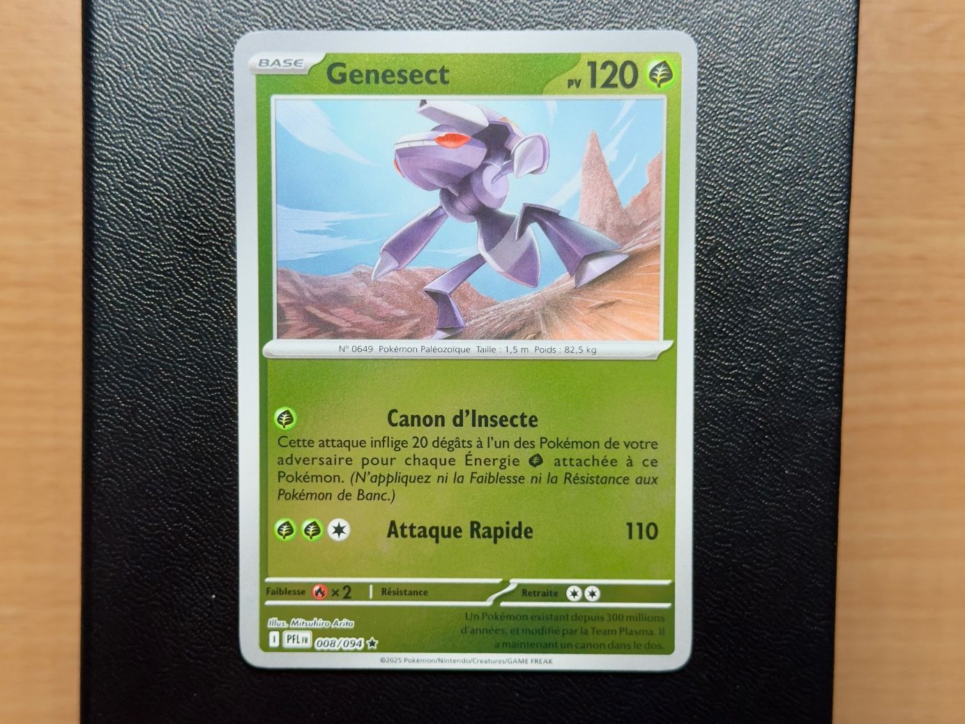 Pokémon Carte collezionabili: Genesect Reverse (008/094) - ME02 - PFL FR – Usato da Chézard-St-Martin venduto da Kro_Cards