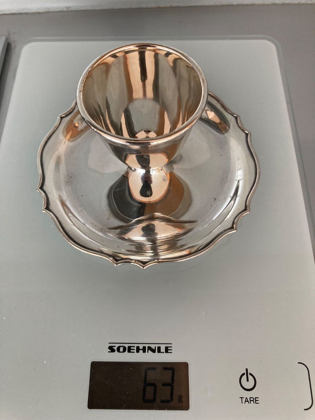 Jezler Sonstiges Geschirr: Jezler Eierbecher, Silber 800, perfekte Proportionen – Gebraucht aus Zürich von kostbares 6