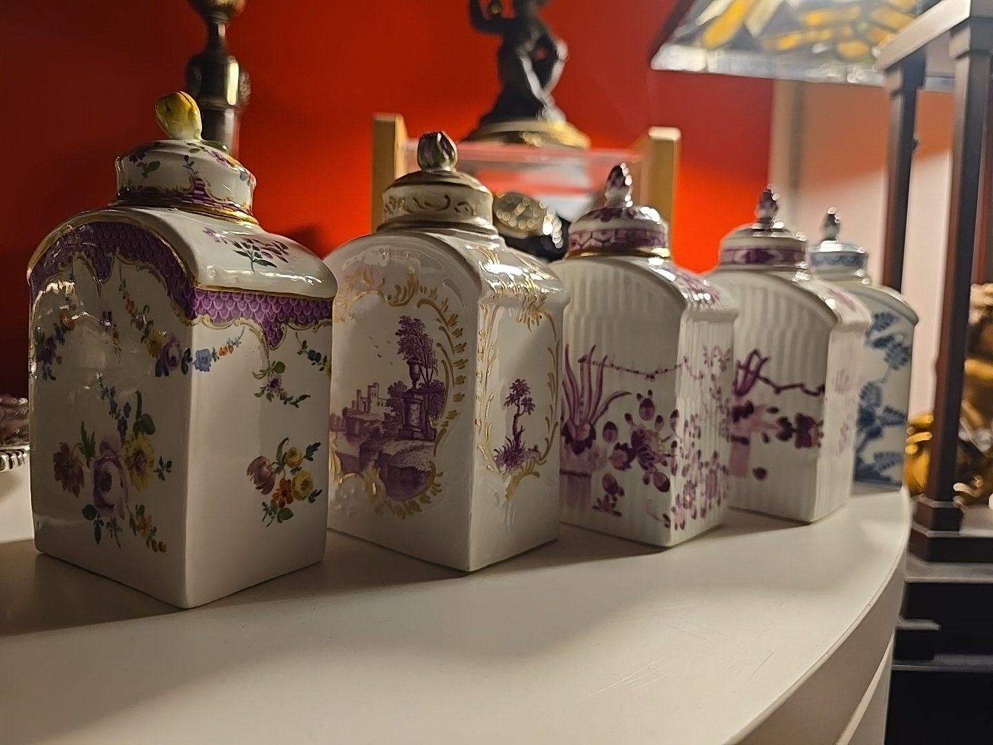 Zuccheriere: Meissen Teedose ca. 1730 – Usato da Opfikon venduto da koiliebhaber 3