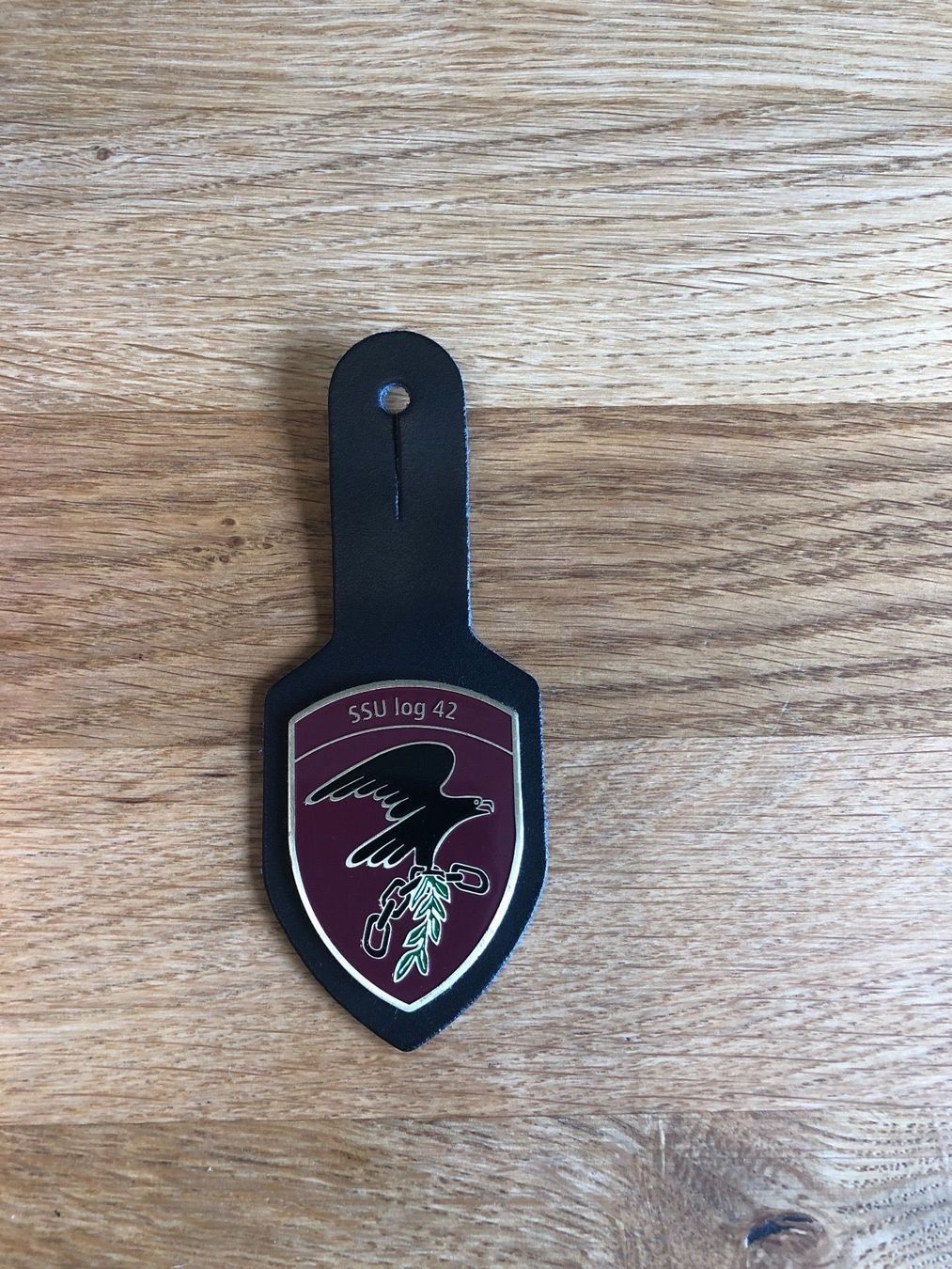 Schweizer Armee Plaketten & Abzeichen: Badge SSU log 42 – Gebraucht aus Goldingen von Thomas.Perrin