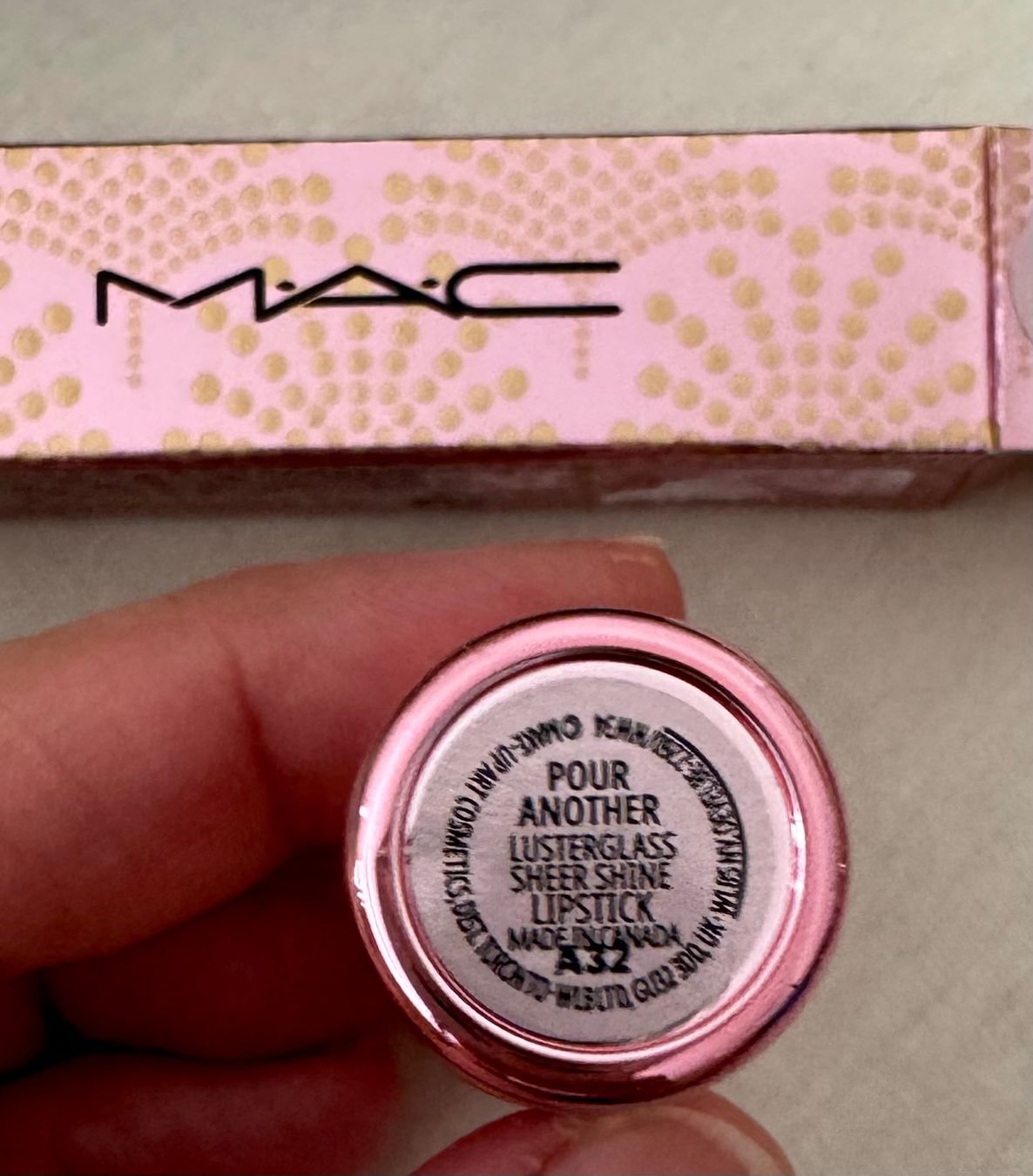 Make-up: MAC LUSTREGLASS SHEER SHINE LIPSTICK POUR ANOTHER – Neu und originalverpackt aus Zürich von Mina_09 5
