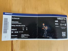 Souvenir Ticket (ungültig) / 16.03.2026 Eros Ramazzotti