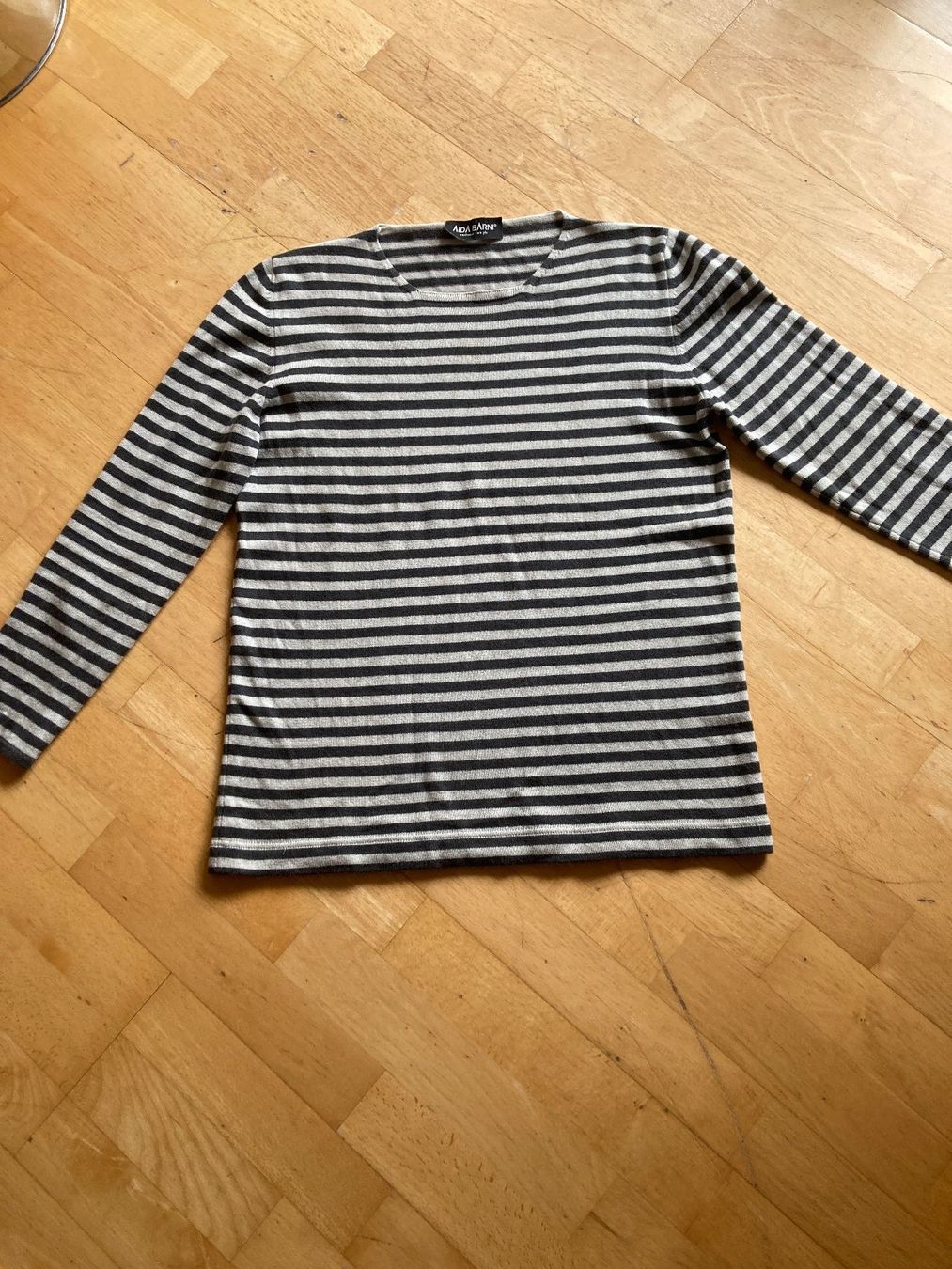 Pullover & Sweatshirts: Aida Barni Pullover gestreift 100% Kaschmir Grösse M/L – Gebraucht aus Bolligen von ocean133