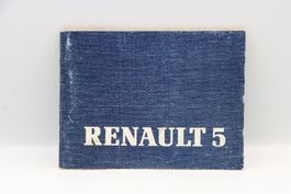 Renault 5 1985 Betriebsanleitung