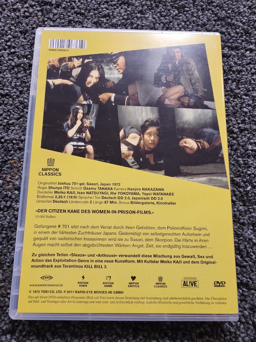 Tutti i DVDs: DVD Sasori Vol. 1 - Scorpion  – Usato da Ruswil venduto da jan_bxl5 1