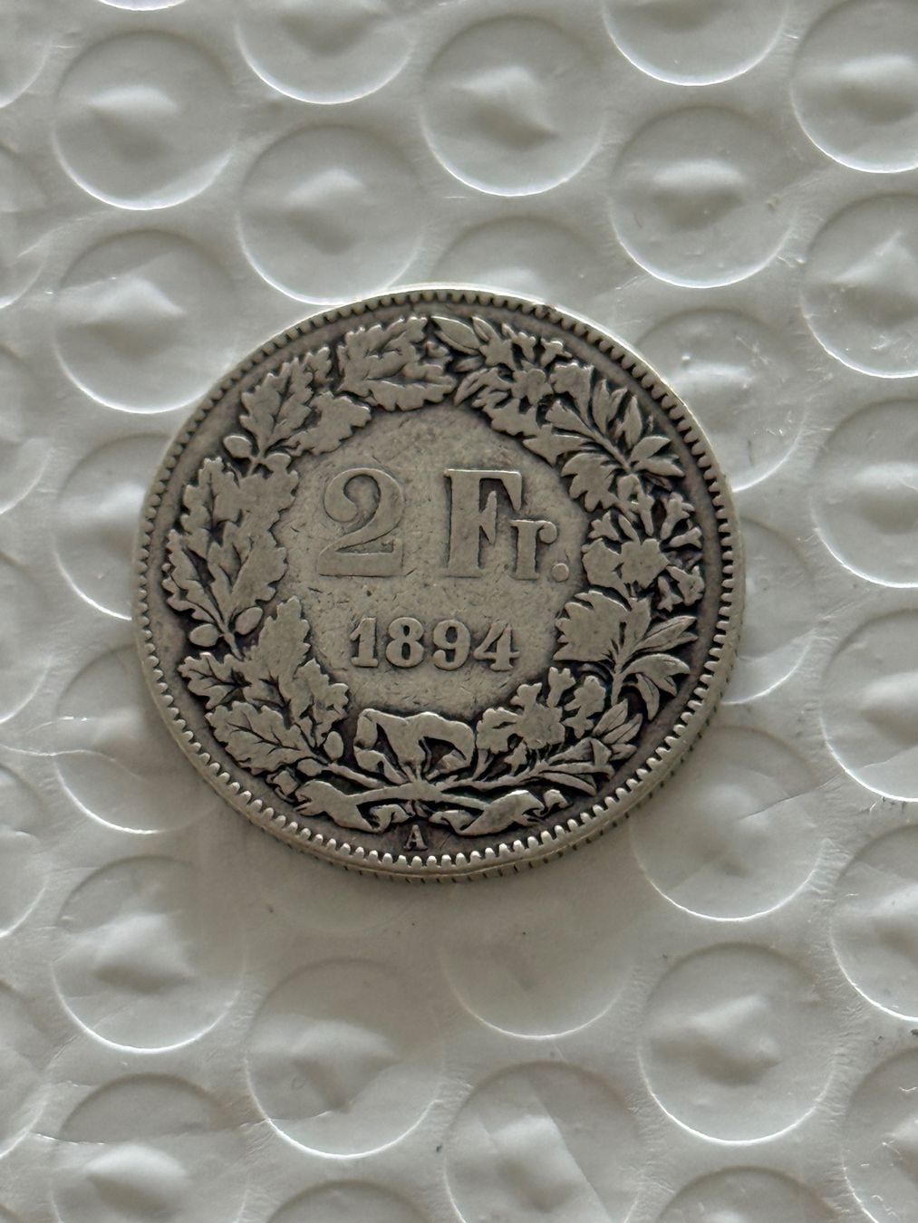 Tutti le monete: 2 Franken 1894  Rar – Usato da Wallisellen venduto da SWISS_SILVER1