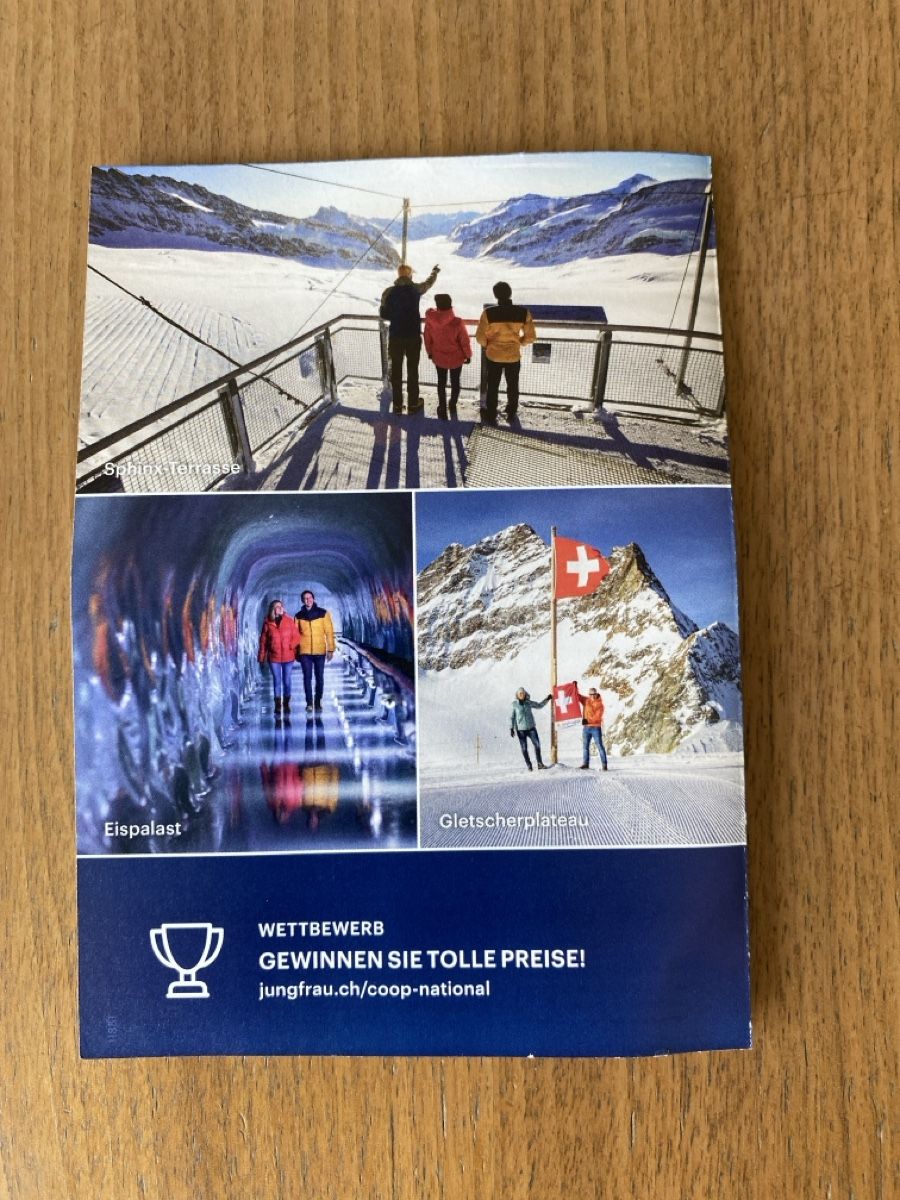 Gutscheine: Jungfraujoch Gutschein 50% Rabatt – Neu und originalverpackt aus Biberist von Zugazu 2
