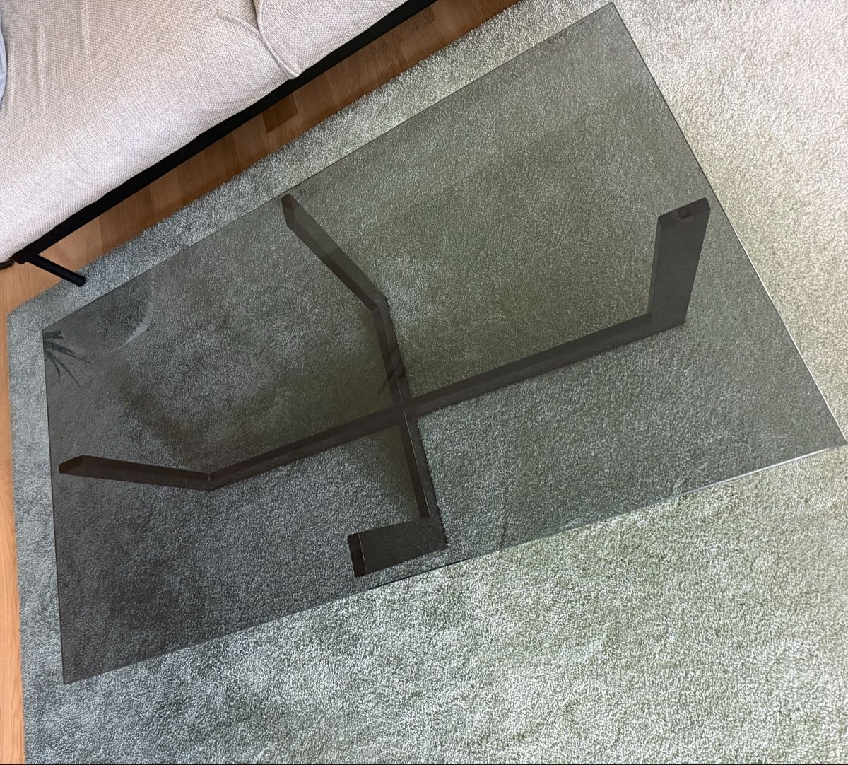 Tavoli: Moderner Couchtisch aus schwarzem Glas – Nuovo (secondo la descrizione) da Zürich venduto da Daria_Step 2