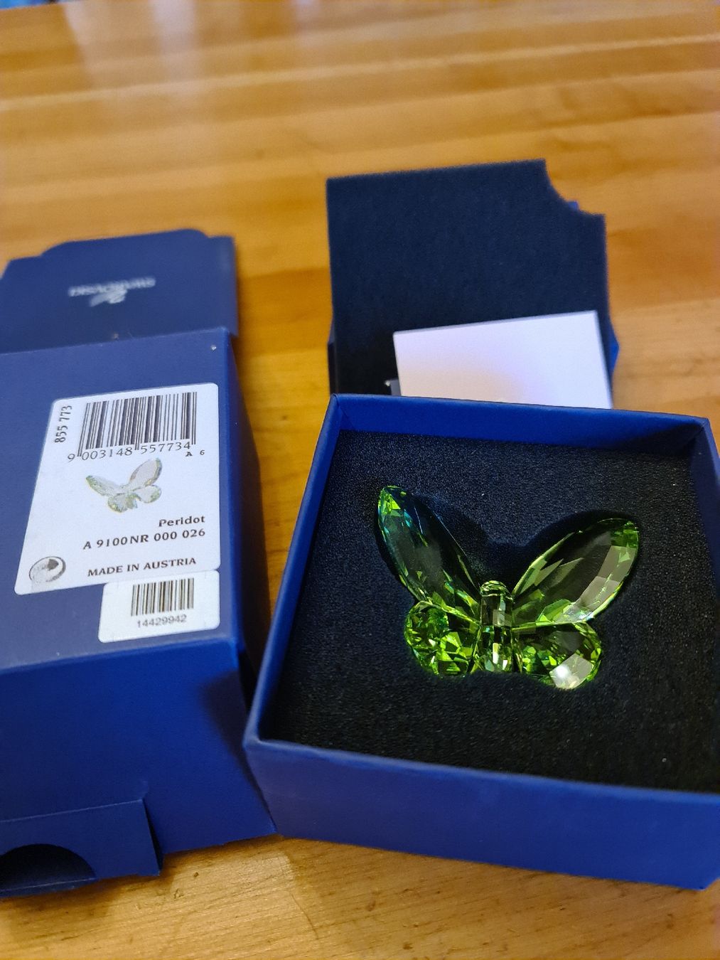 Figurines: Swarovski Figur Schmetterling Peridot Originalverpackt – D'occasion à henau par Rockj 3
