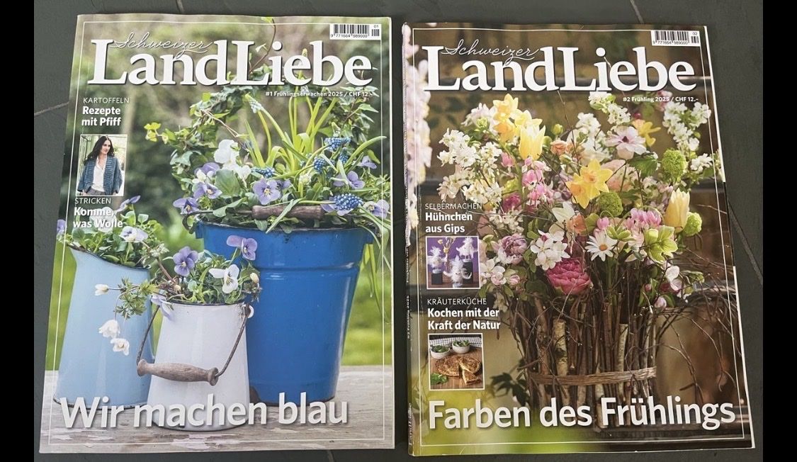 Zeitschriften & Magazine: Schweizer LandLiebe 2 Zeitschriften – Gebraucht aus Sax von _Kornblume_