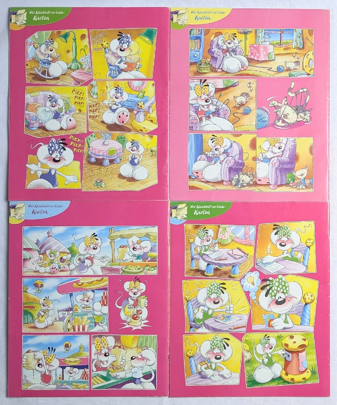 Fumetti: 4er Set Diddls Käseblatt- Diddl - aus den Jahren 2009&2008 – Nuovo (secondo la descrizione) da Wängi venduto da ABIZONE-86 1